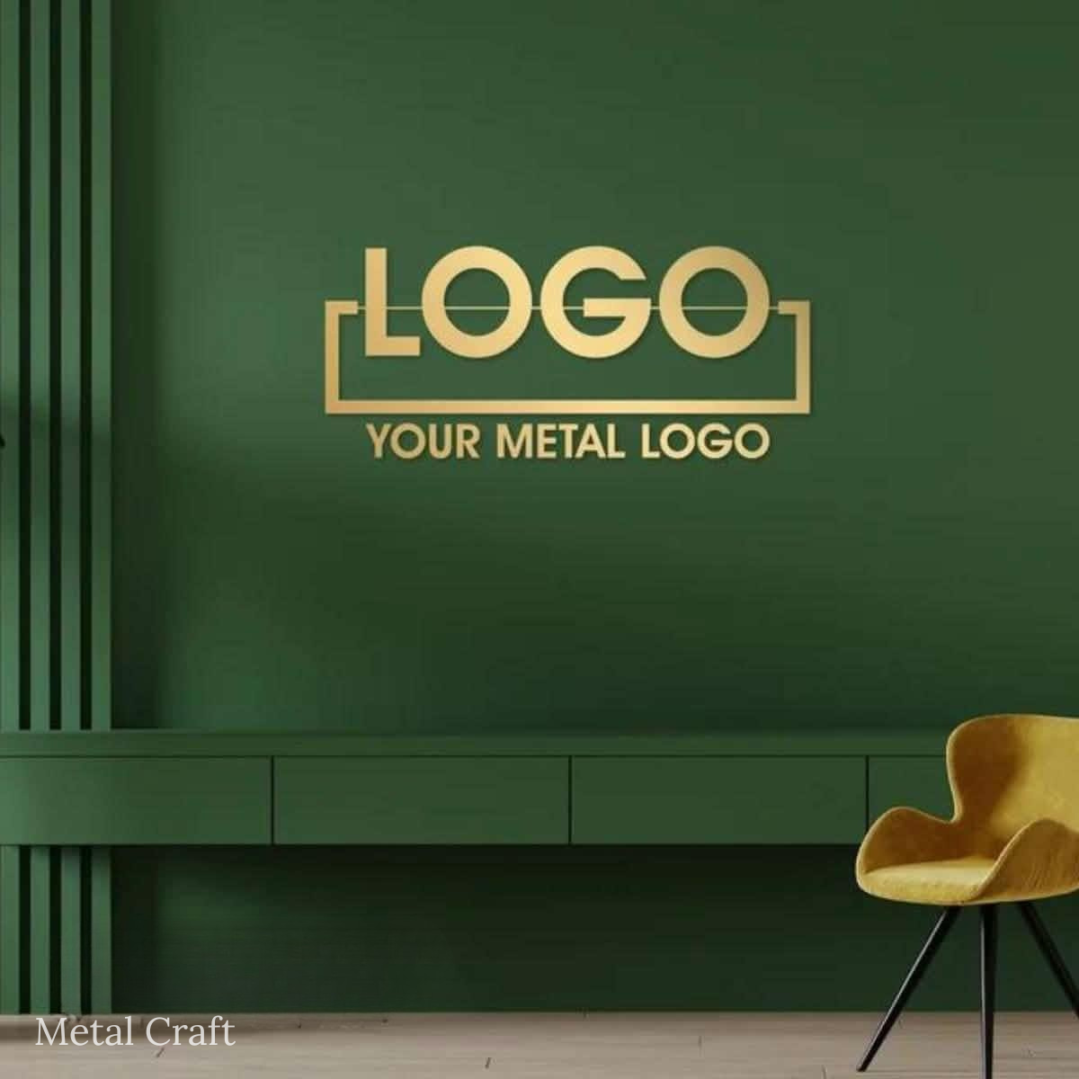 Custom Metal Logo Sign | Personalized Wall Logo & Custom Text Sign