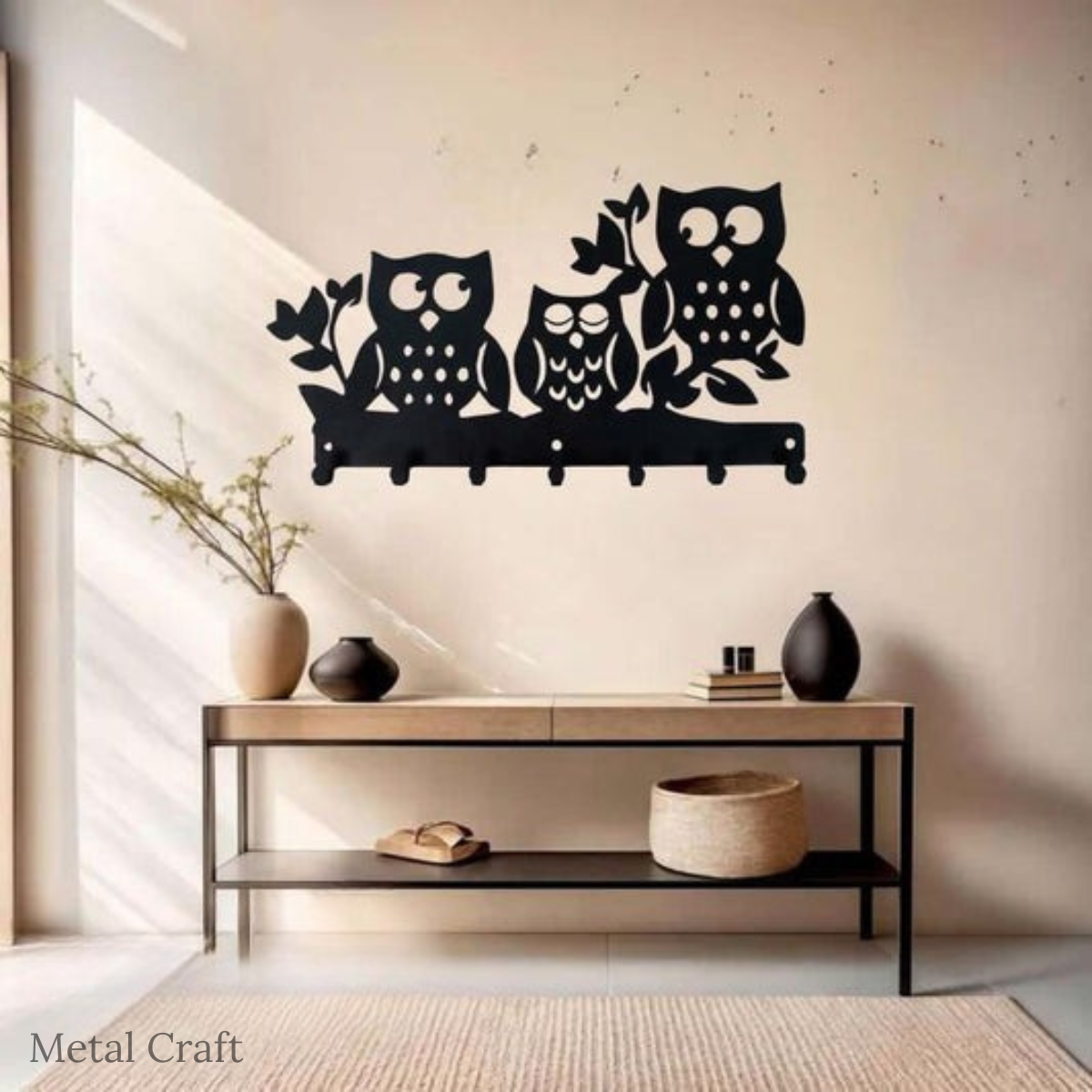 Owl Key Holder | Personalized Name Key Rack