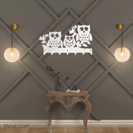 Owl Key Holder | Personalized Name Key Rack