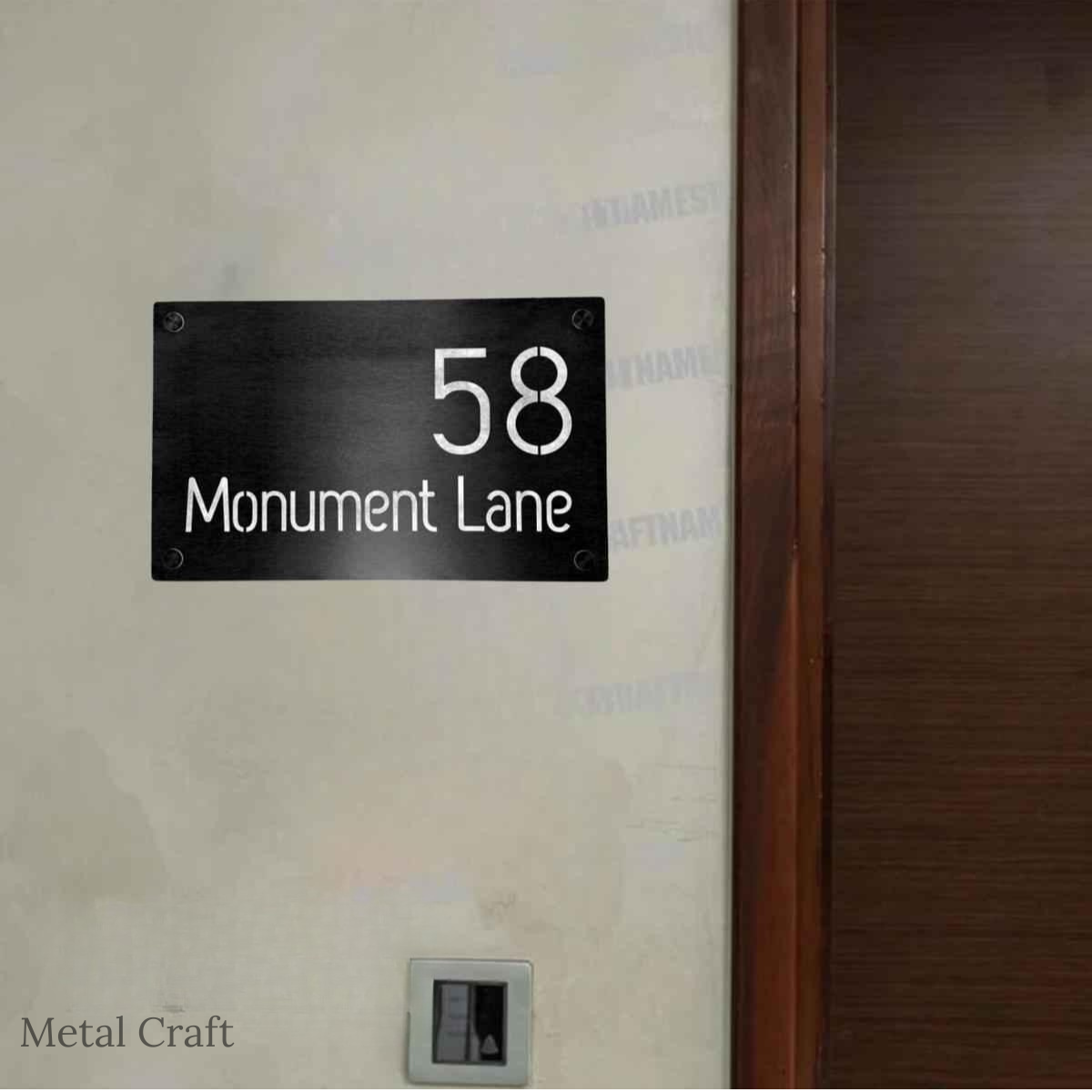 Personalized House Name Plate Designs