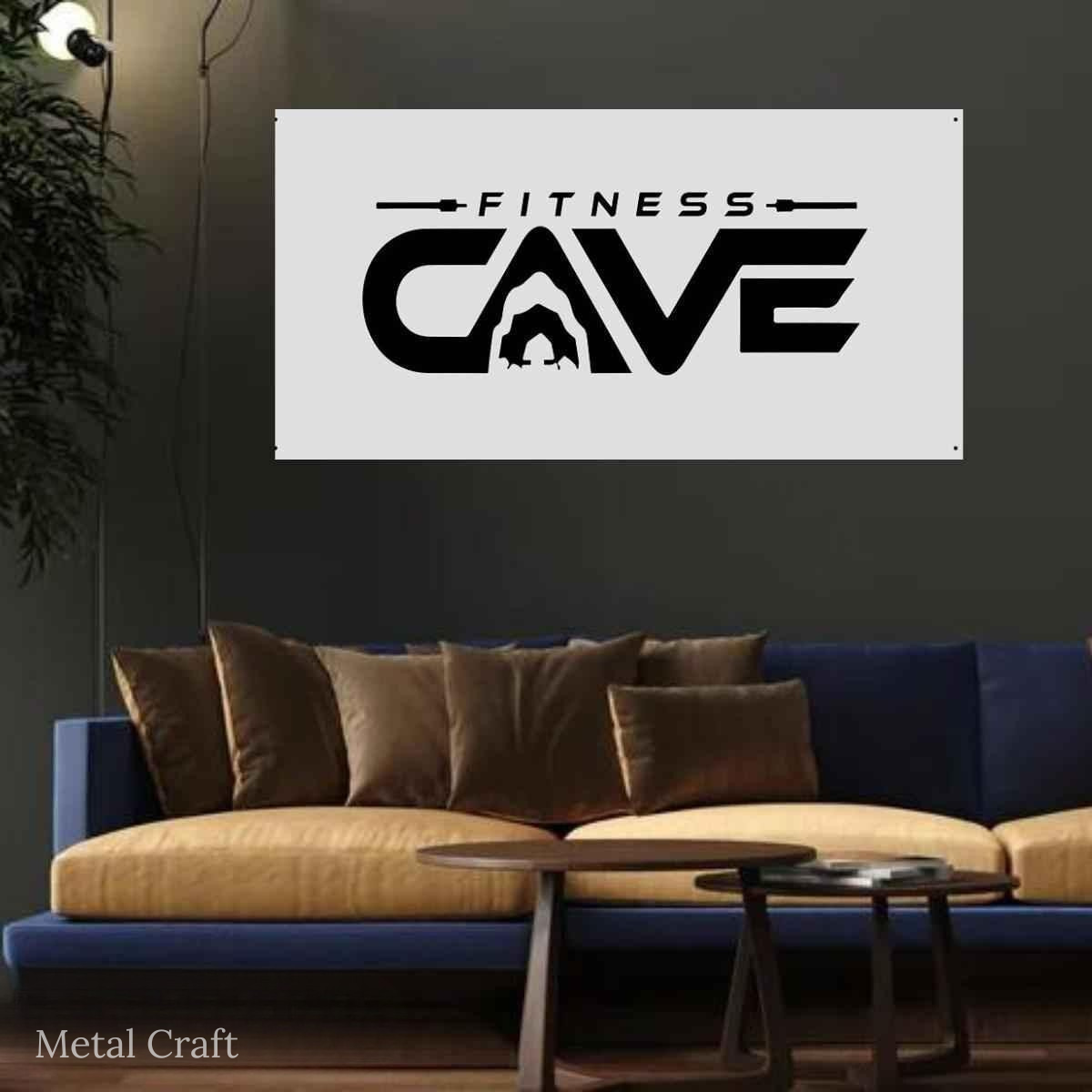 Personalized Wall Logo | Custom Text Metal Sign