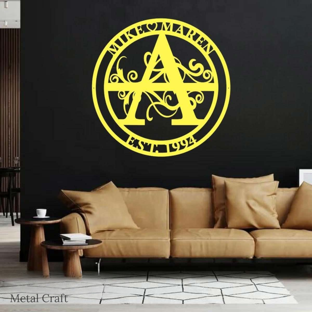 Personalized Logo Sign | Custom Text Wall Decor