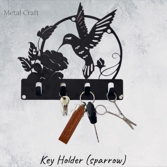 Sparrow Key Holder | Decorative Wall Key Organizer