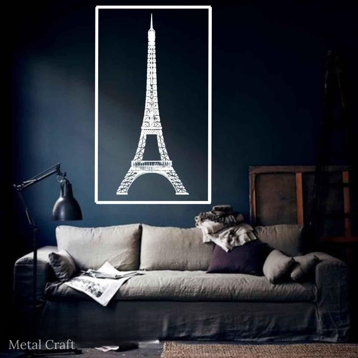 Eiffel Tower Wall Decor | Paris-Inspired Metal Wall Art